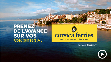 Agence LMWR - Be Work And Roll - Corsica Ferries prend de l'avance avec LMWR