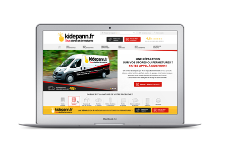 Agence LMWR - Be Work And Roll - LMWR crée et lance la marque kidepann.fr, un service connecté de réparation